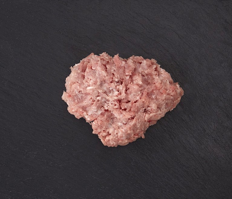 Turkey processed meat, 3 mm white (baader)